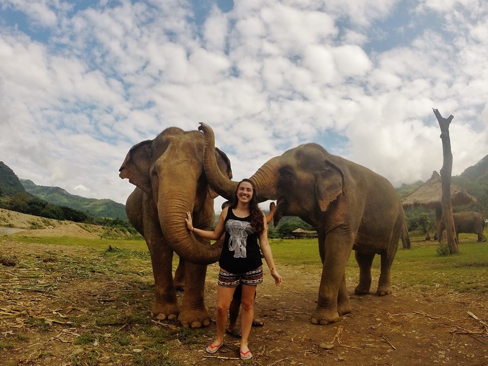 Trisha Seppey at Elephant Nature Park