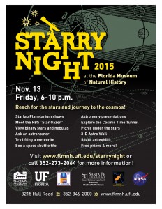 Starry Night 2015 at the Florida Museum of Natural History