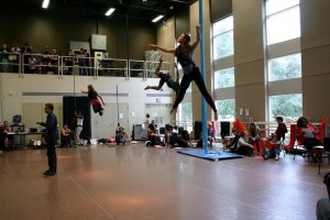 Aerial session at a past Young Dancer Workshop