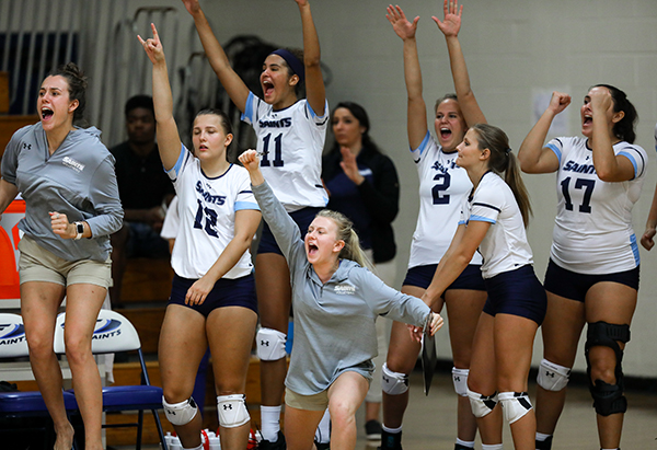 Saints Volleyball has three home games this weekend, Friday at 7 p.m. and Saturday at 10 a.m. and 4 p.m.