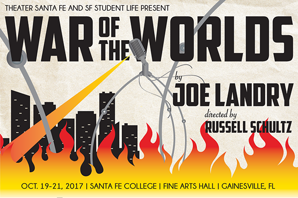 War of the Worlds at the SF Fine Arts Hall October 19-21, 2017