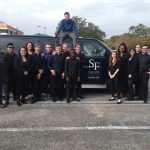 Students from the Santa Fe College Fine Arts Department arrive at Jacksonville University to compete in the Winter Music Symposium