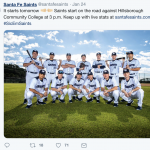 Social media post about SF Baseball