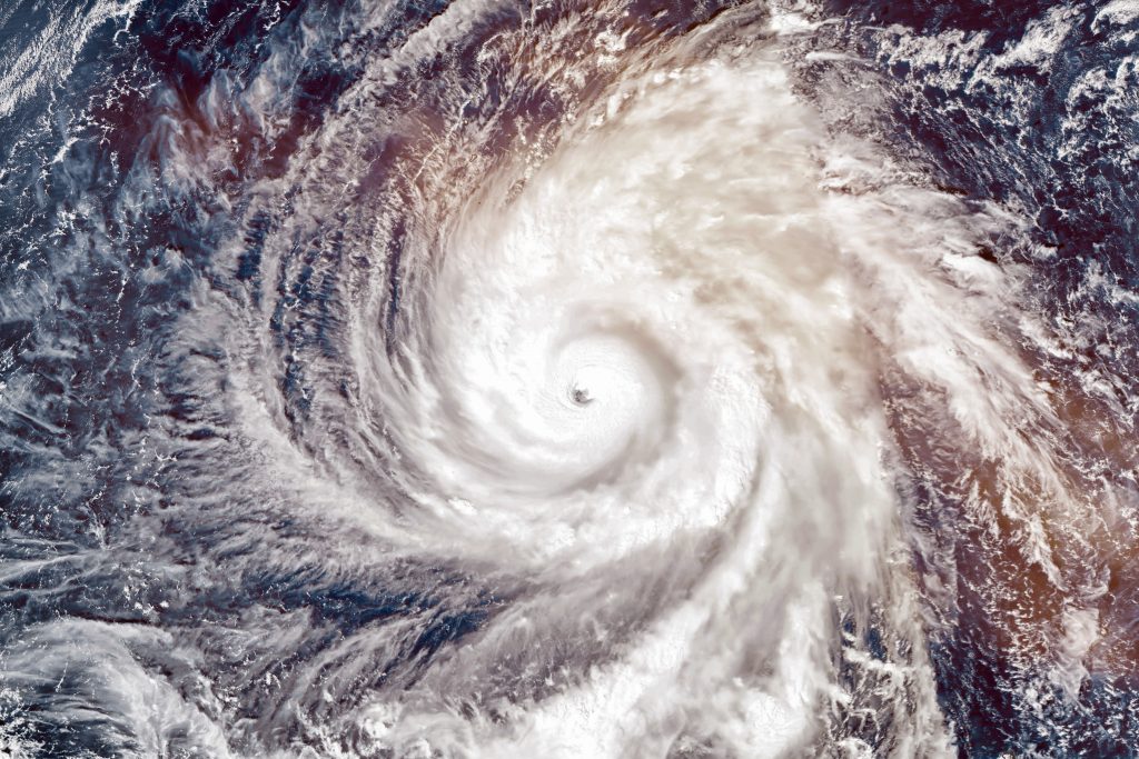 hurricane image from space