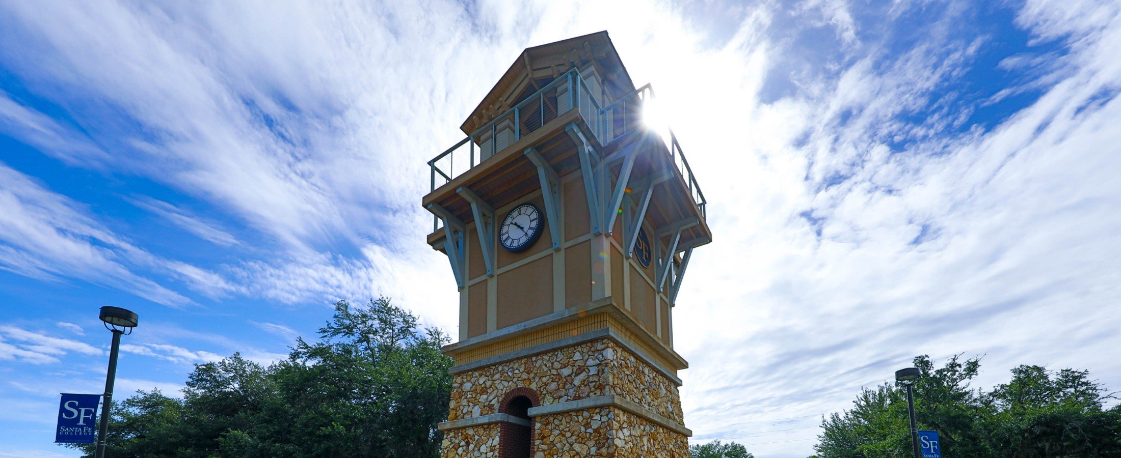 The Santa Fe College clock tower
