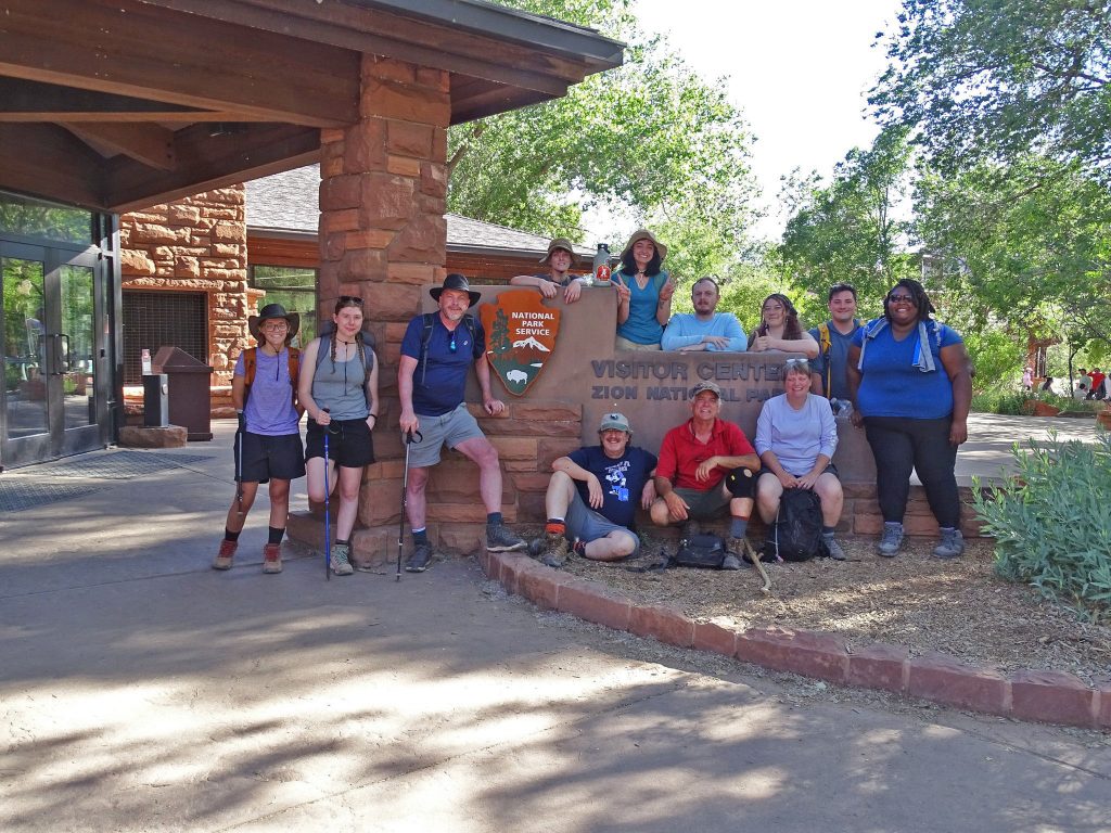 A group of people posing for a photo